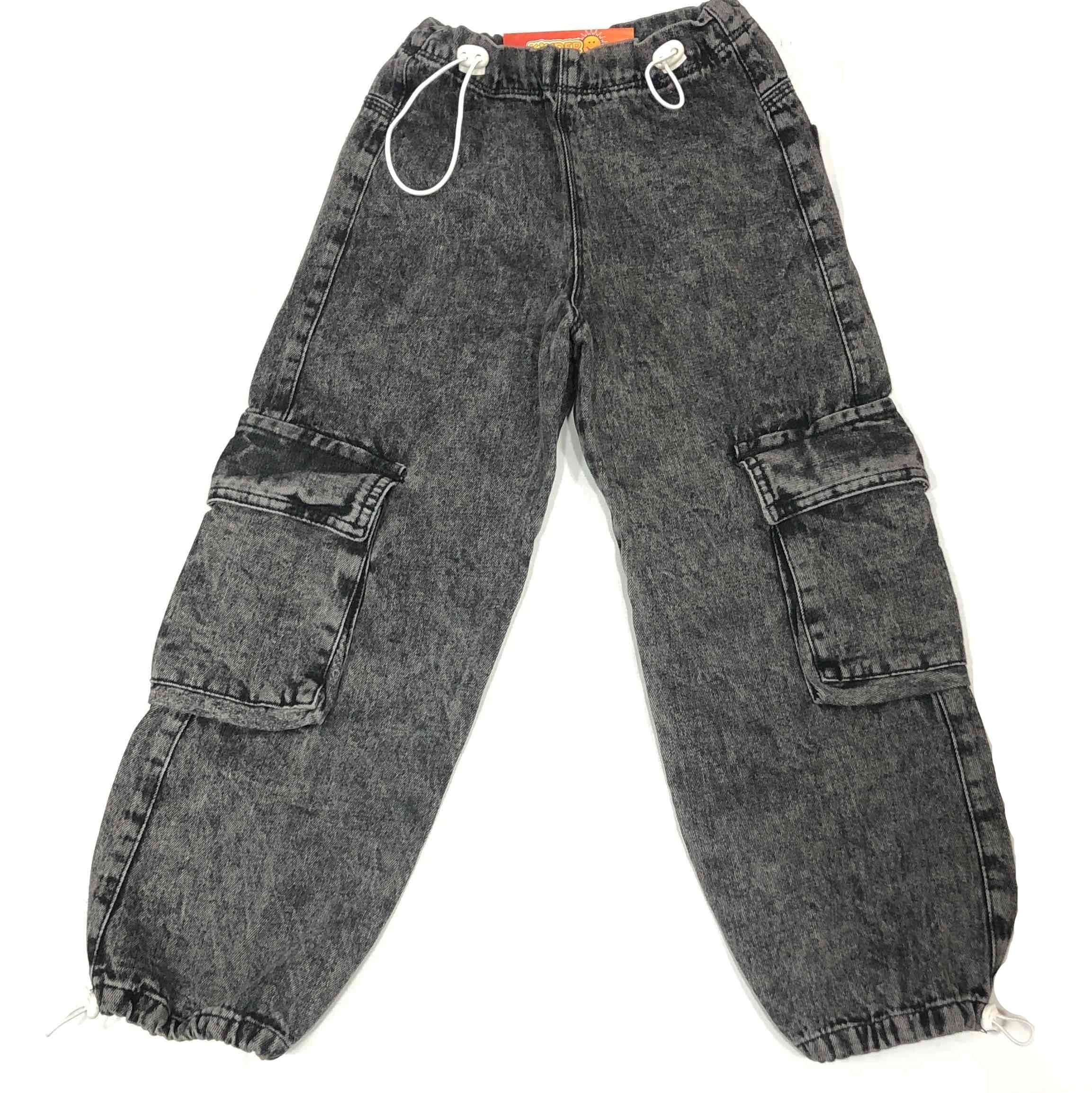 Jean Cargo c/cintura y puño ajustable rígido de Jeans