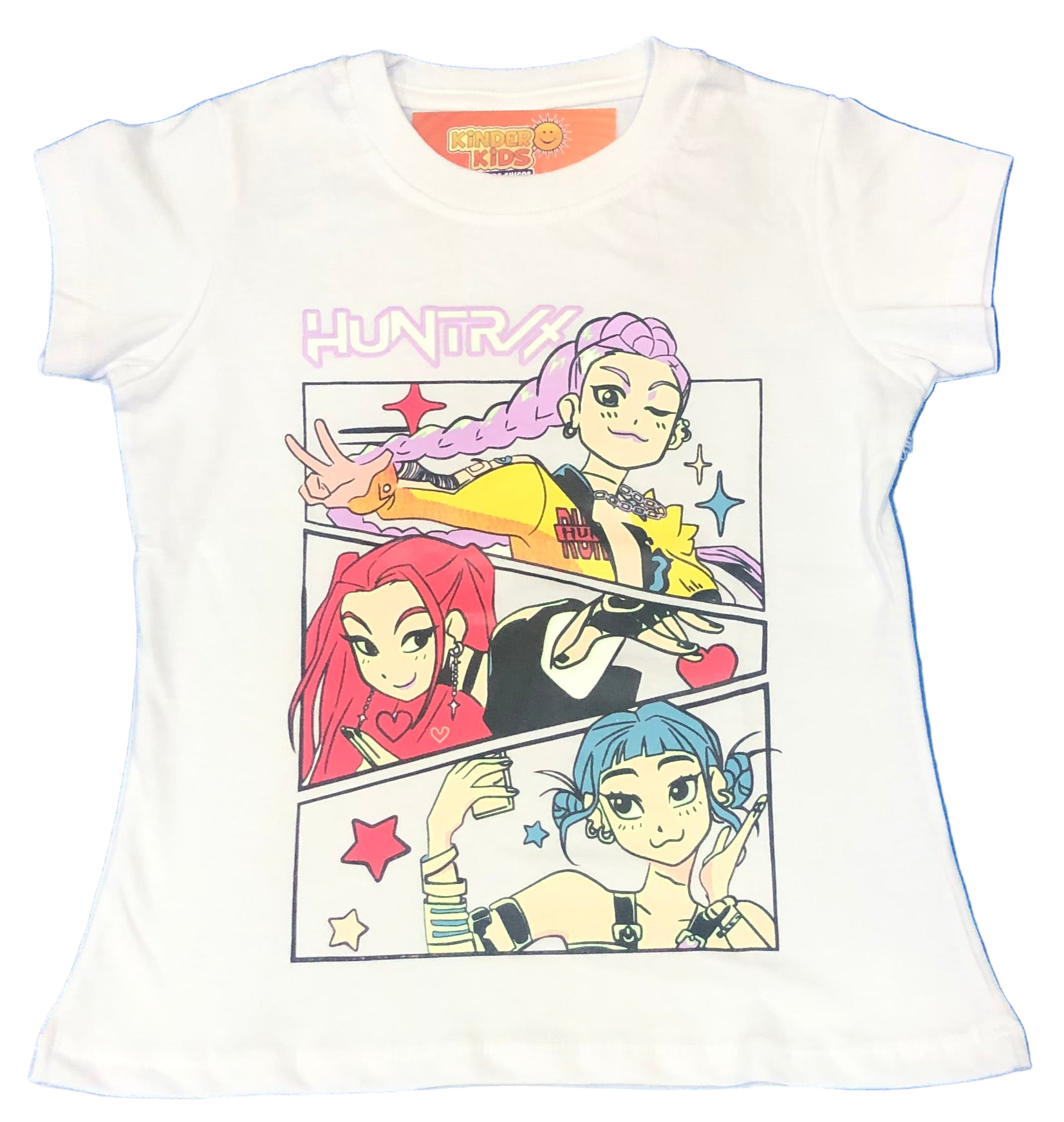 REMERA K-POP HUNTAX de algodón brilla en la oscuridad