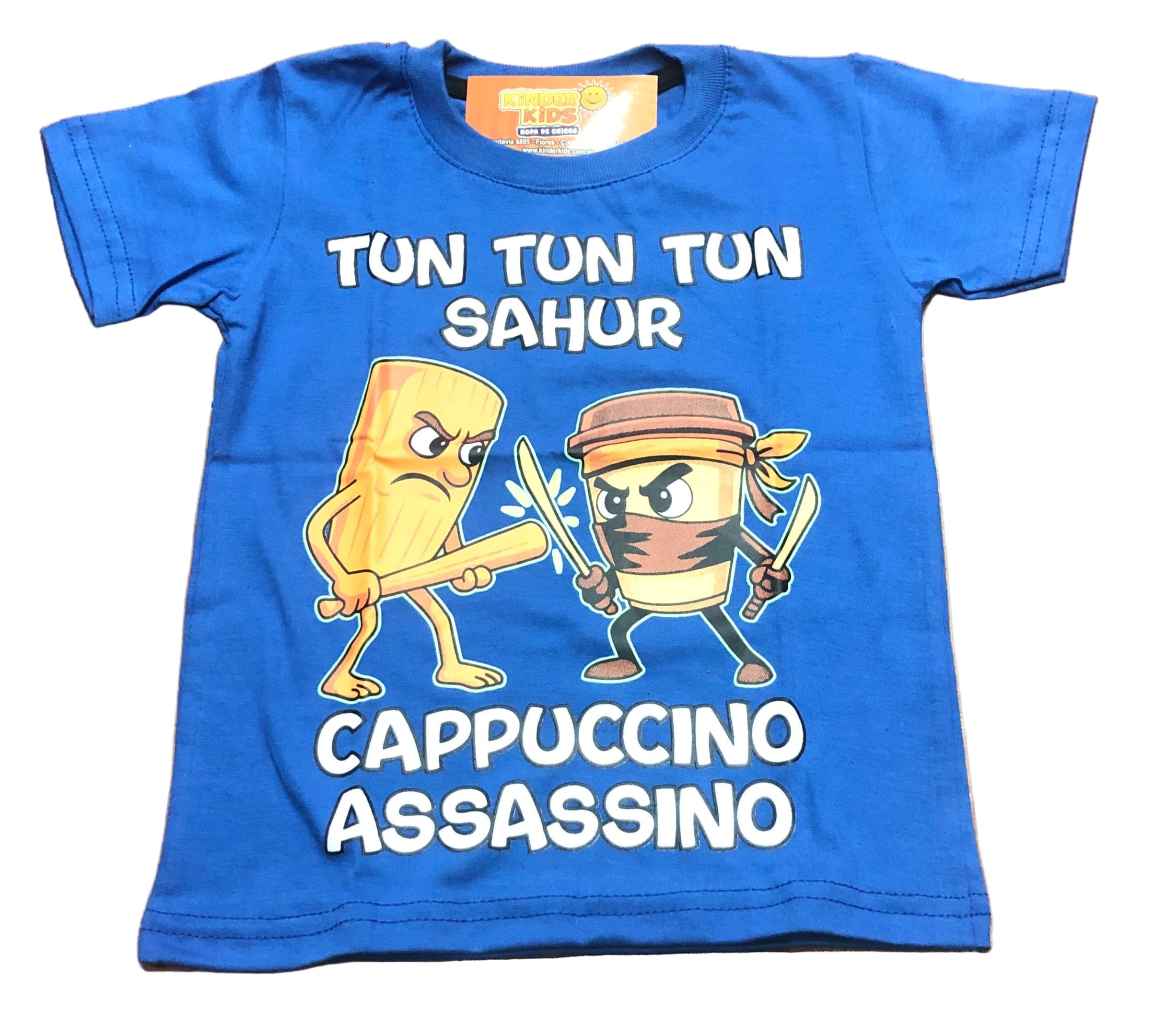 Remera TUN TUN TUN SAHUR de algodón brilla en la oscuridad