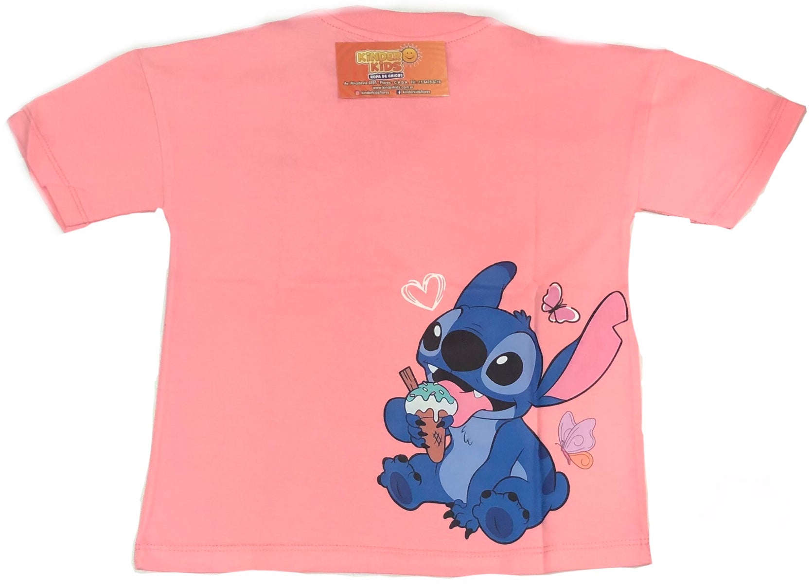 Remera OVER STITCH doble estampa de algodón