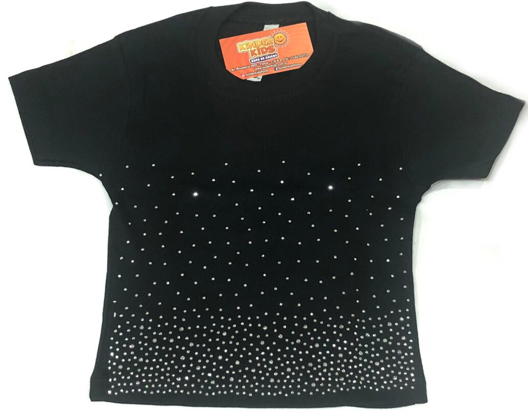 Remera pupera brillo abajo de algodón