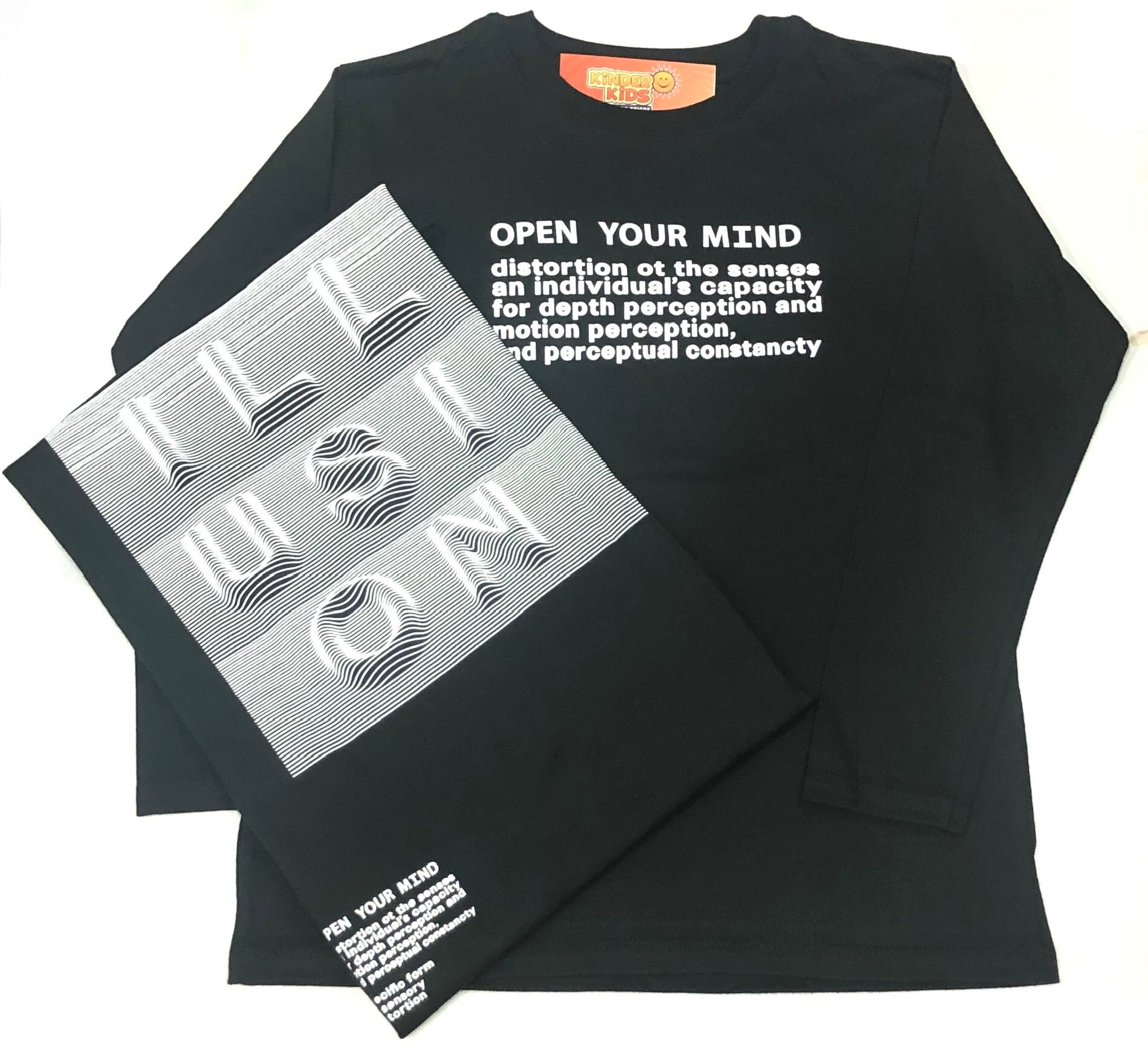 Remera OPEN YOUR MIND doble estampa