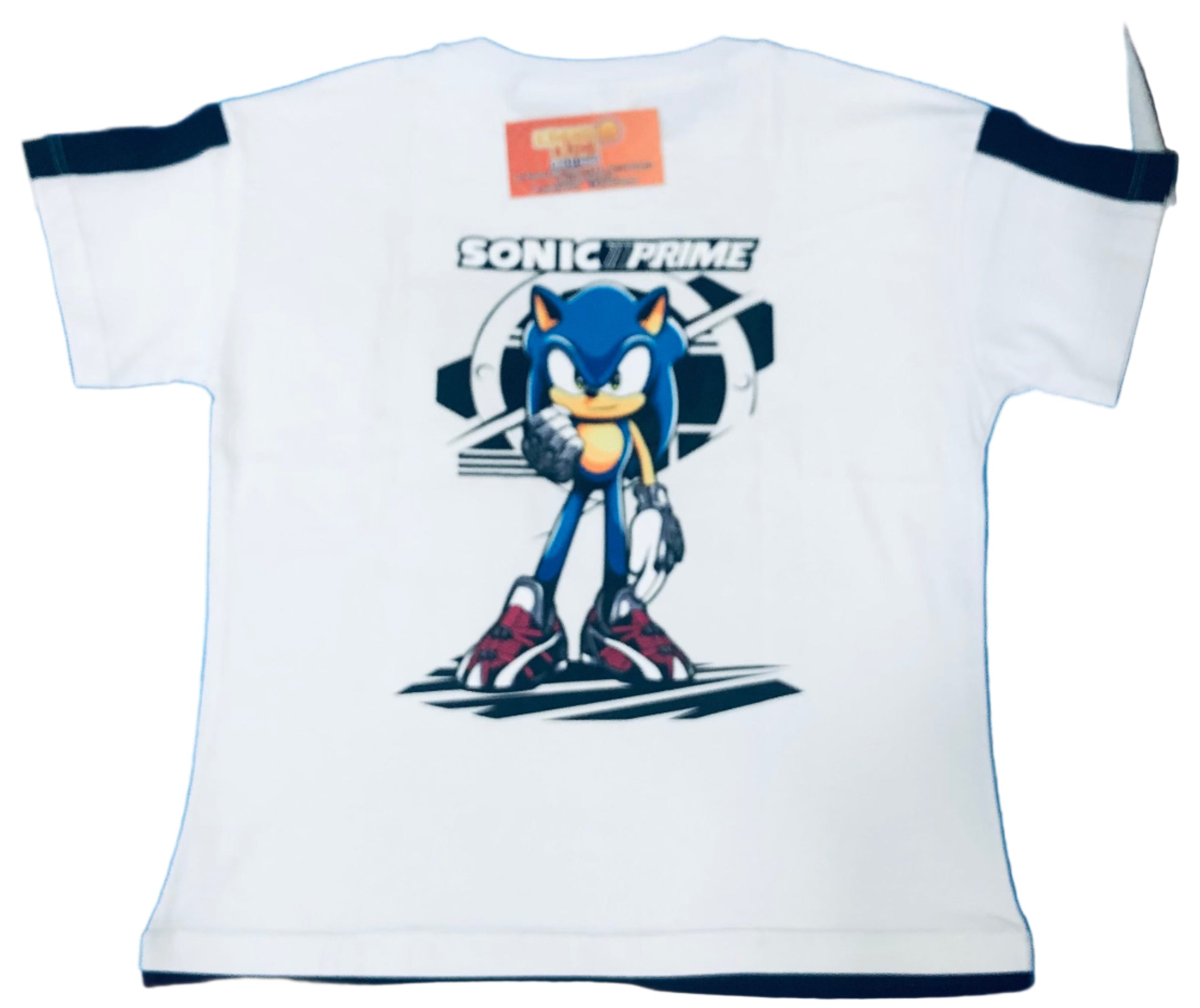 Remera SONIC PRIME FOXY doble estampa de algodón