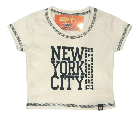 Remera pupera NEW YORK CITY de algodón