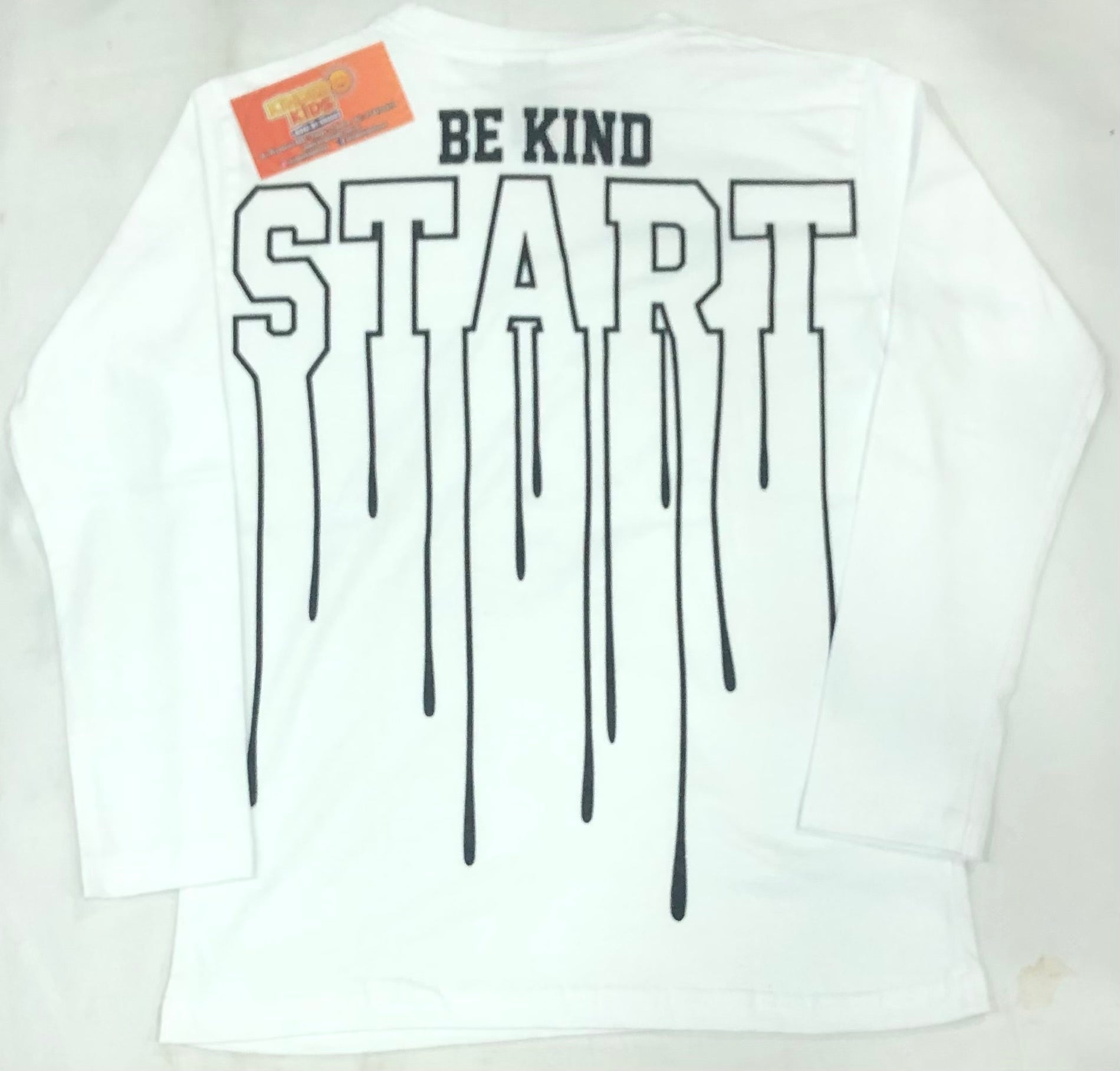Remera NEVER LIFE doble estampa de algodón
