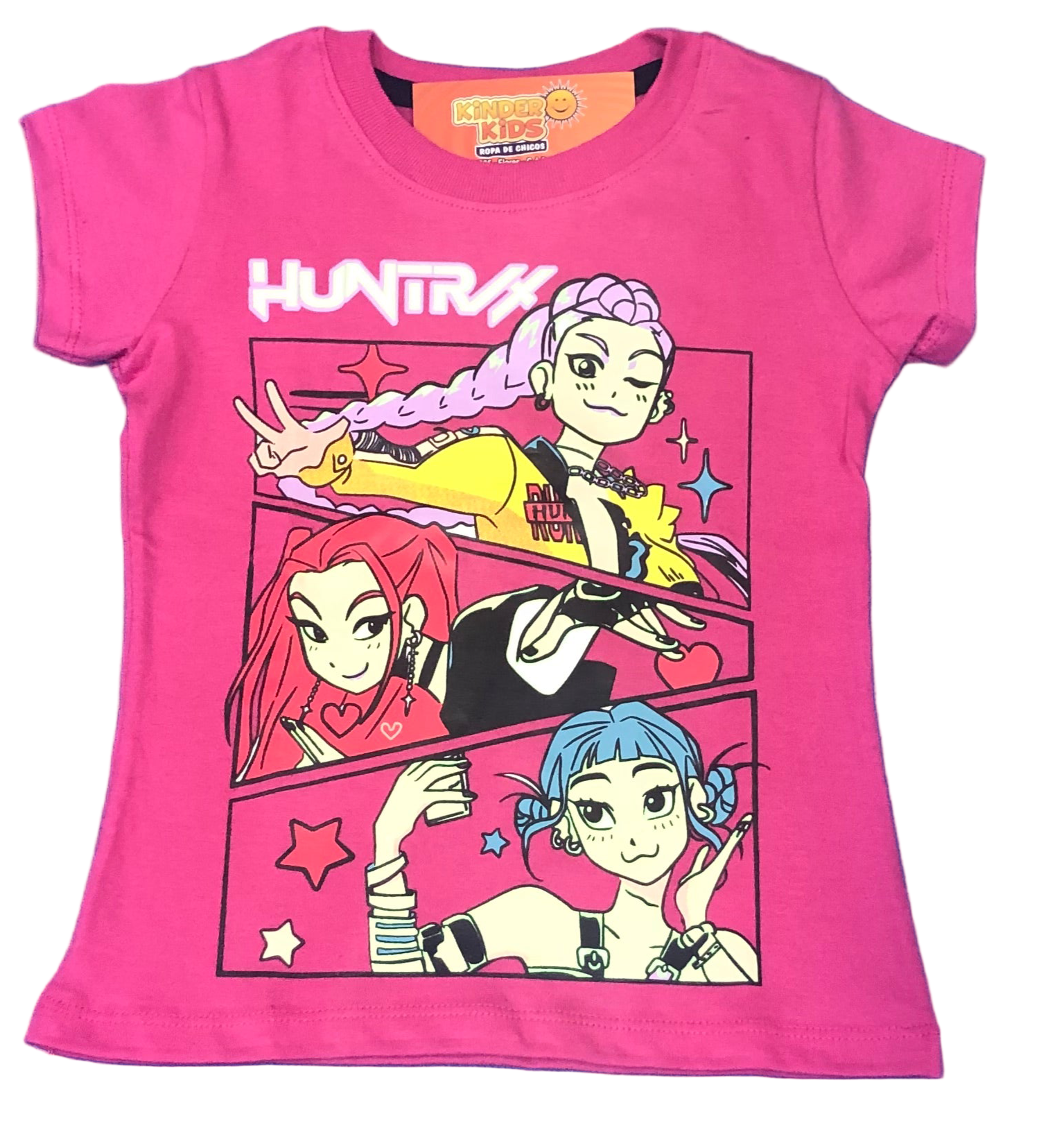 REMERA K-POP HUNTAX de algodón brilla en la oscuridad