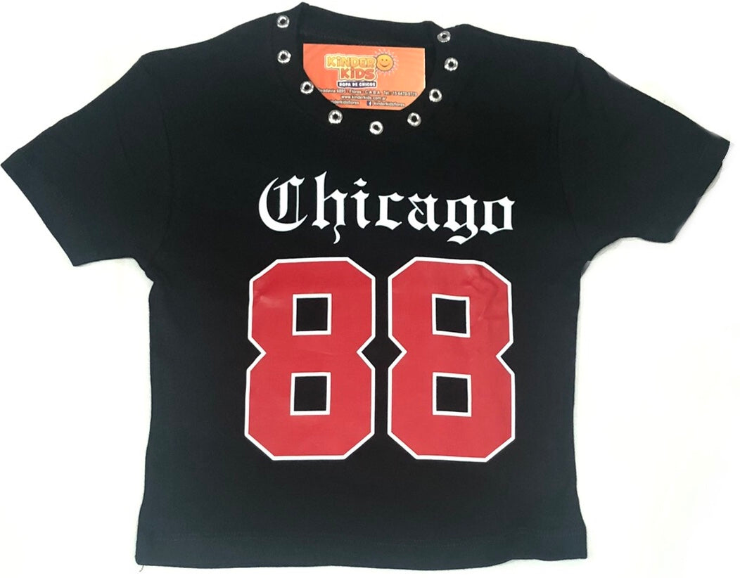 Remera pupera CHICAGO 88 de algodón