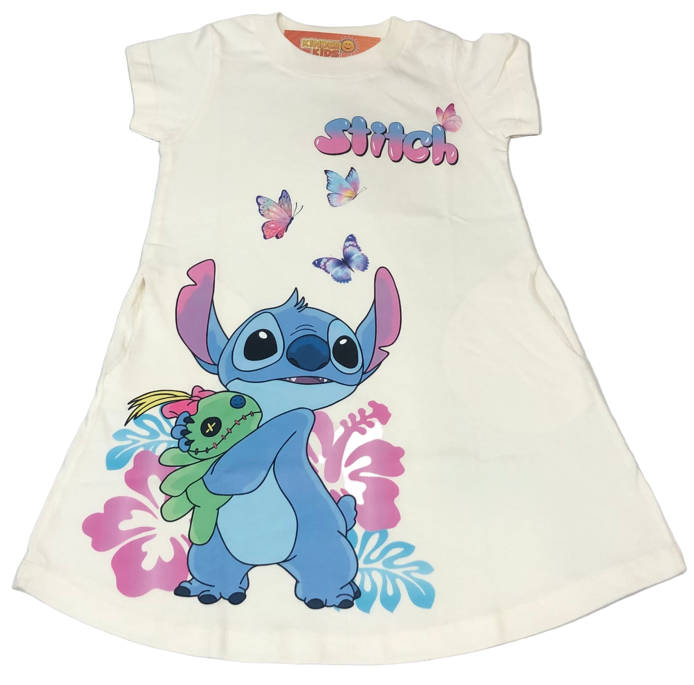 VESTIDO PLAYERO STITCH de algodón