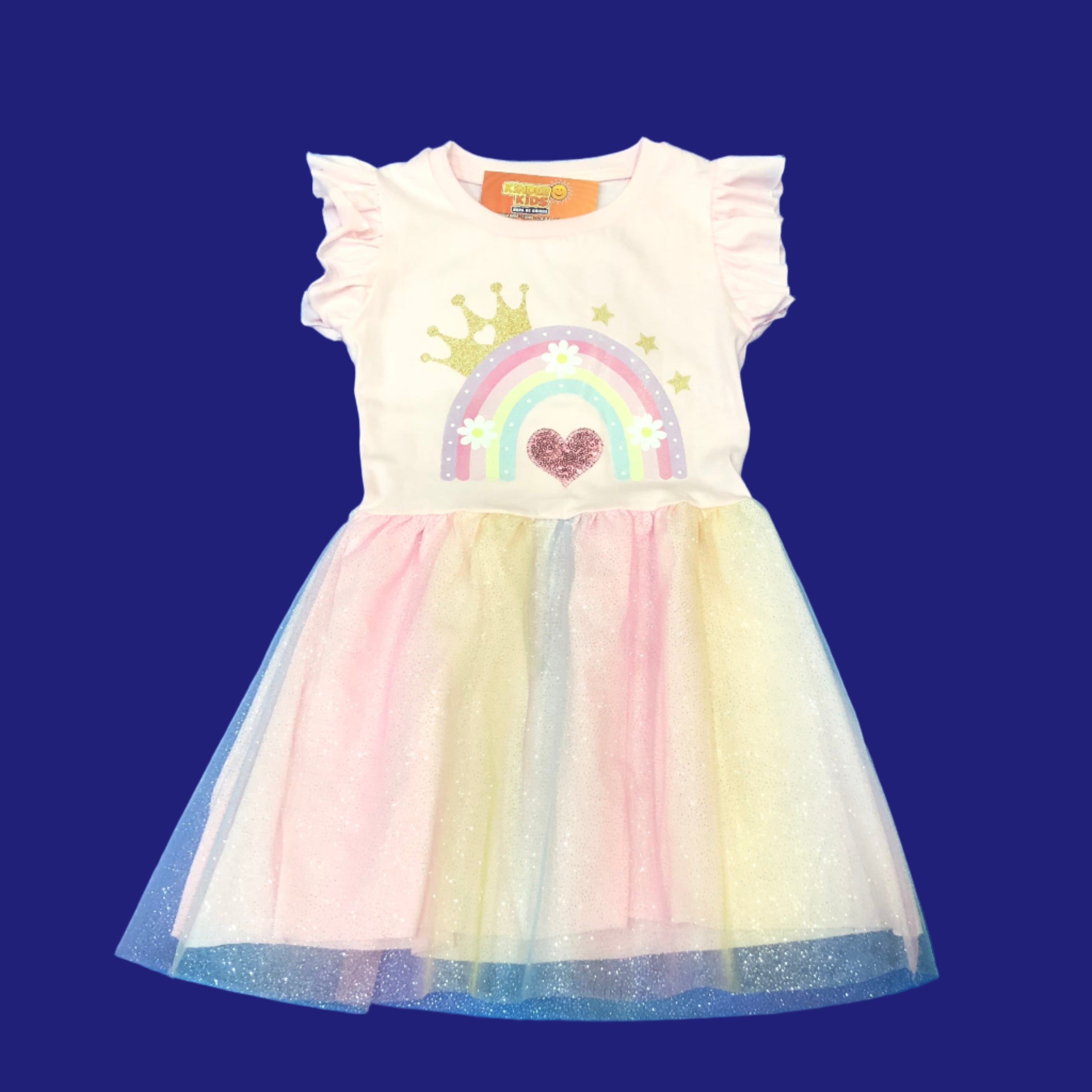 VESTIDO TUTU ARCOÍRIS BRILLOS