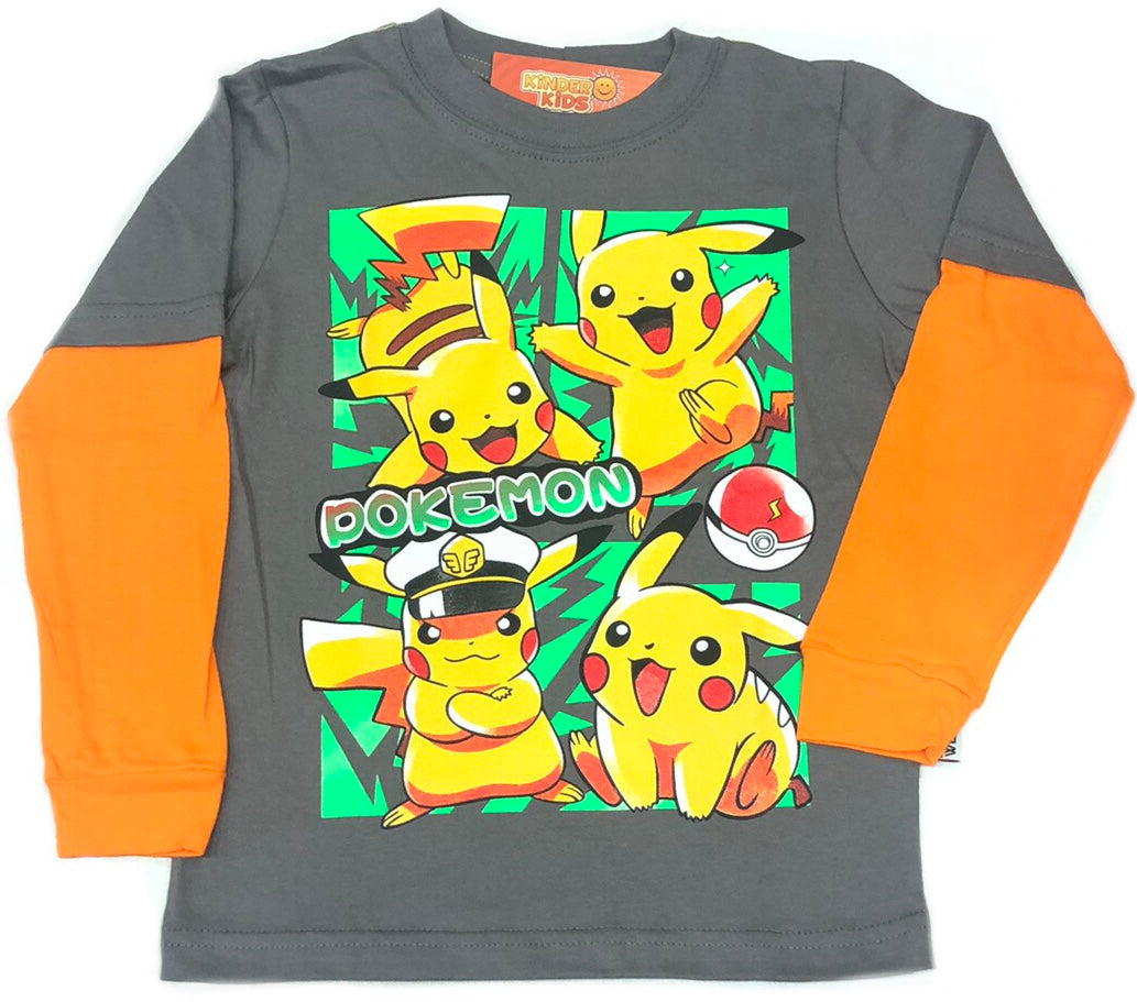 Remera POKEMON brilla en la oscuridad de algodón