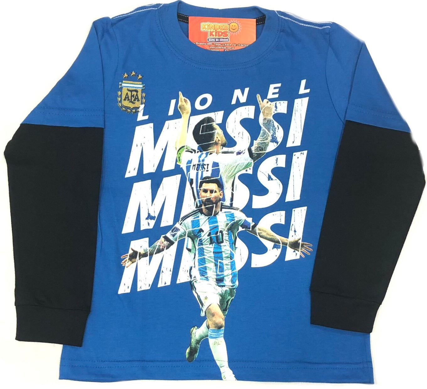 Remera MESSI brilla en la oscuridad de algodón