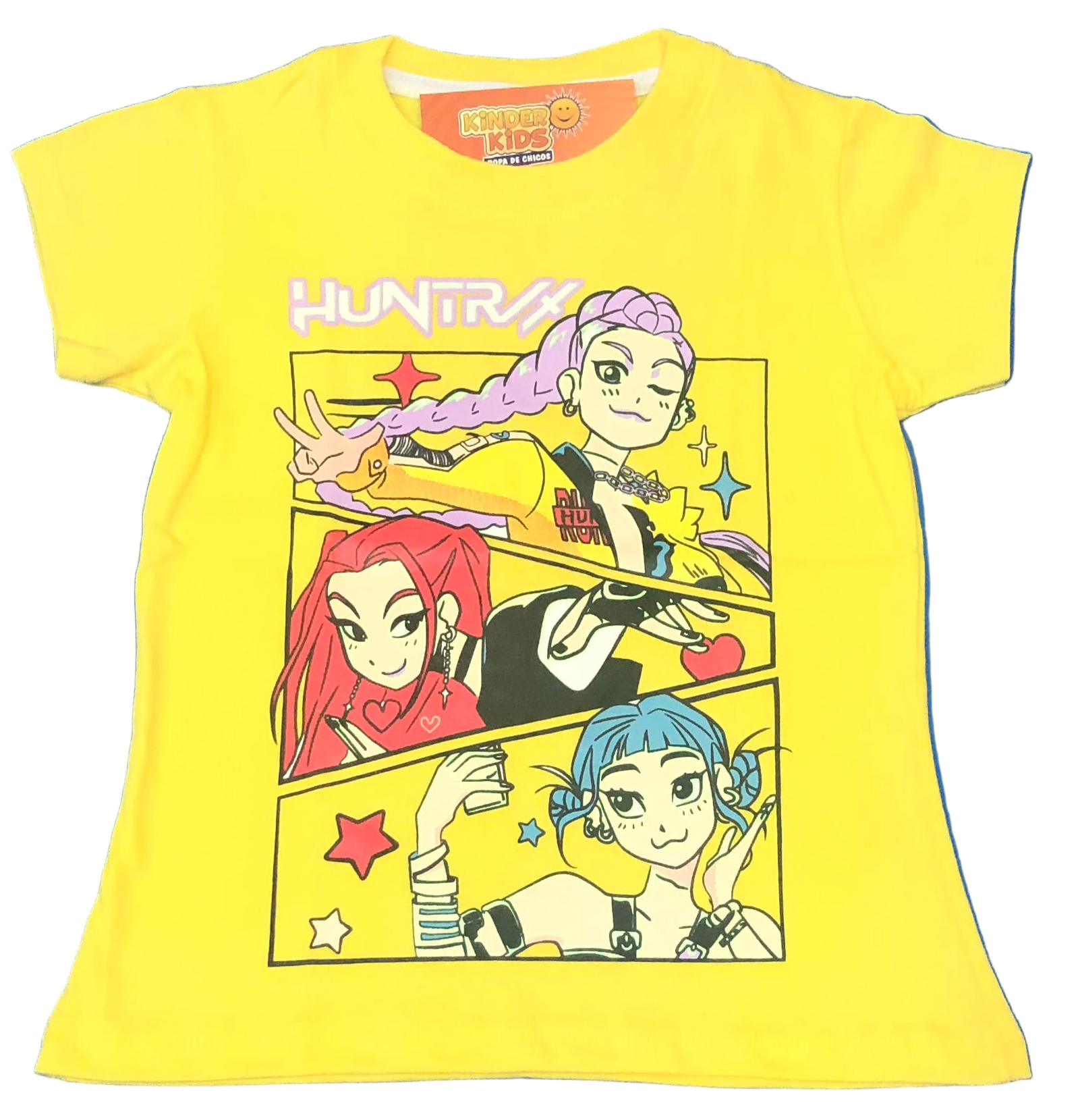 REMERA K-POP HUNTAX de algodón brilla en la oscuridad