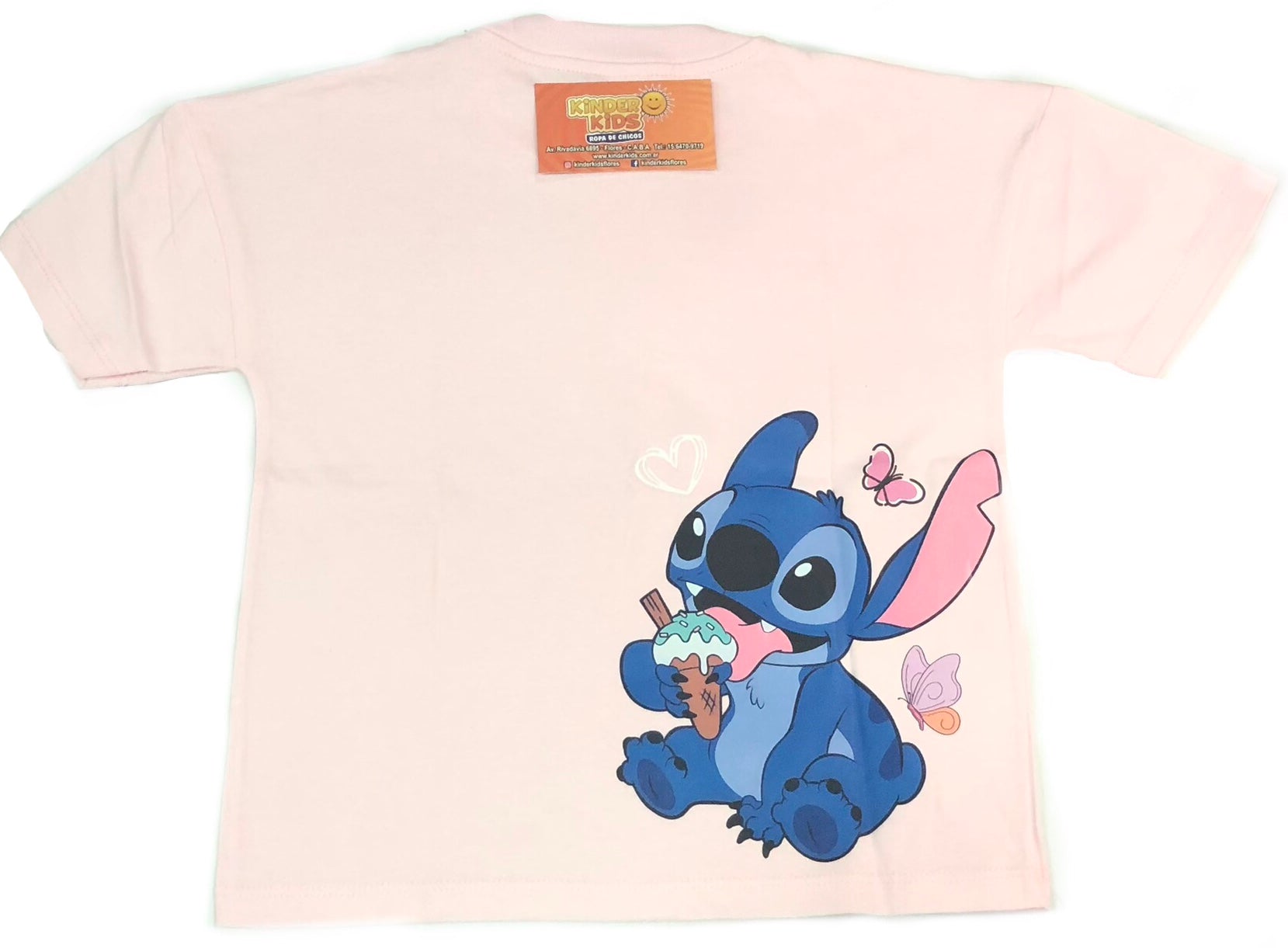 Remera OVER STITCH doble estampa de algodón