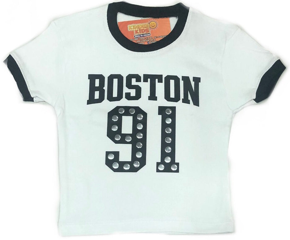 Remera pupera BOSTON TACHAS de algodón