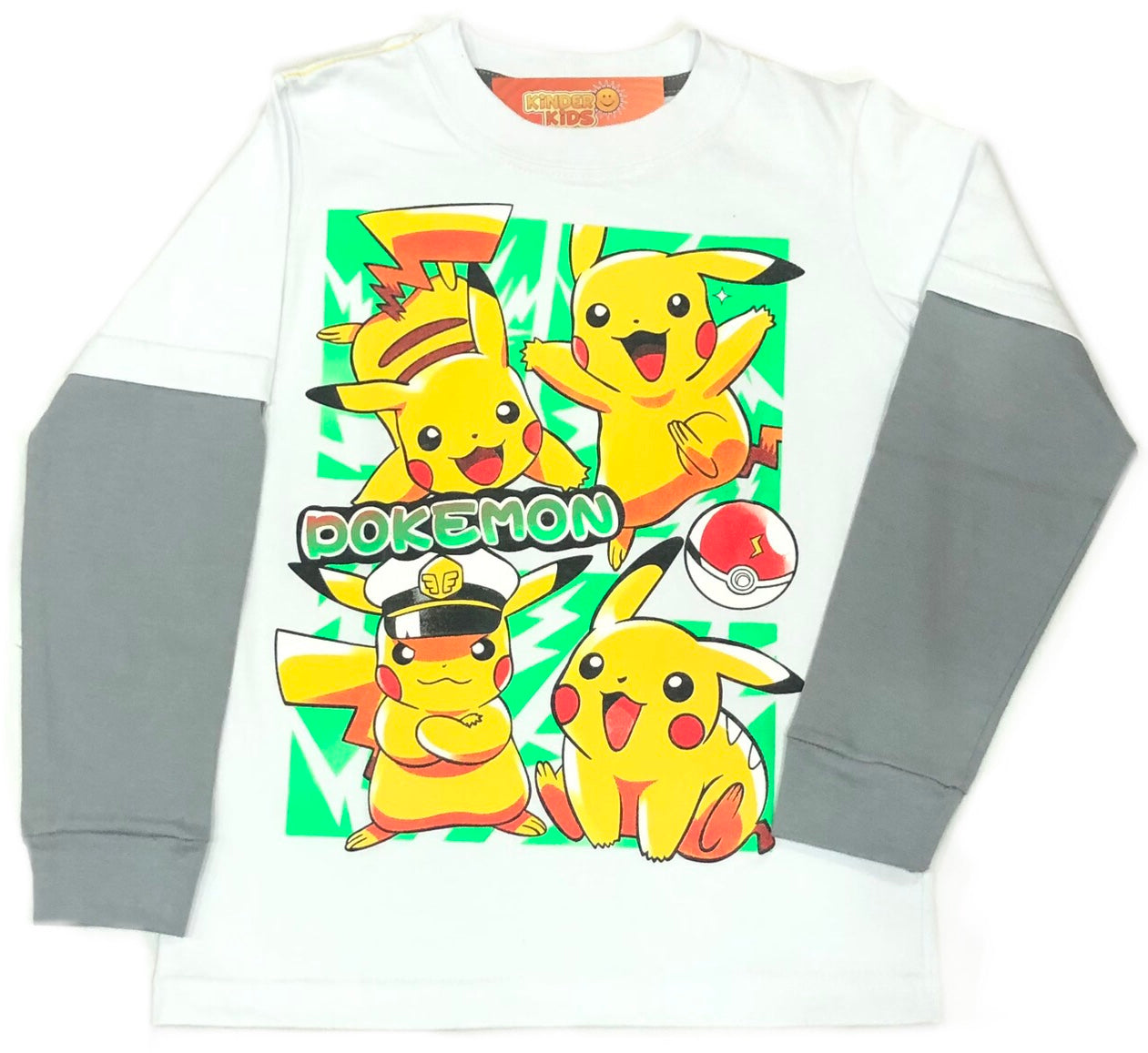 Remera POKEMON brilla en la oscuridad de algodón