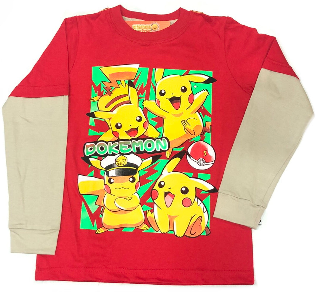 Remera POKEMON brilla en la oscuridad de algodón