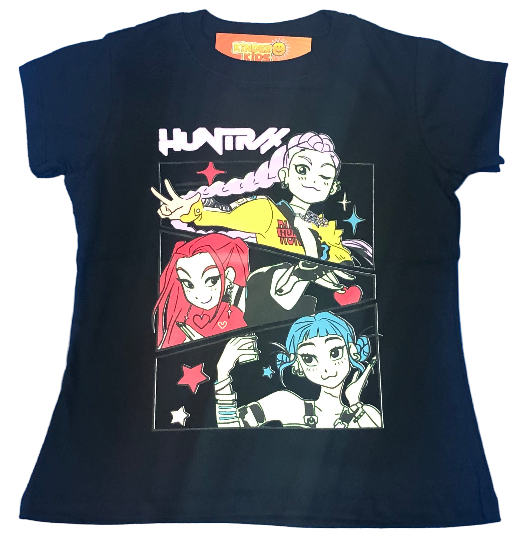 REMERA K-POP HUNTAX de algodón brilla en la oscuridad