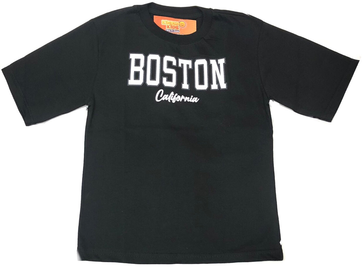 Remera BOSTON DOBLE ESTAMPA de algodón