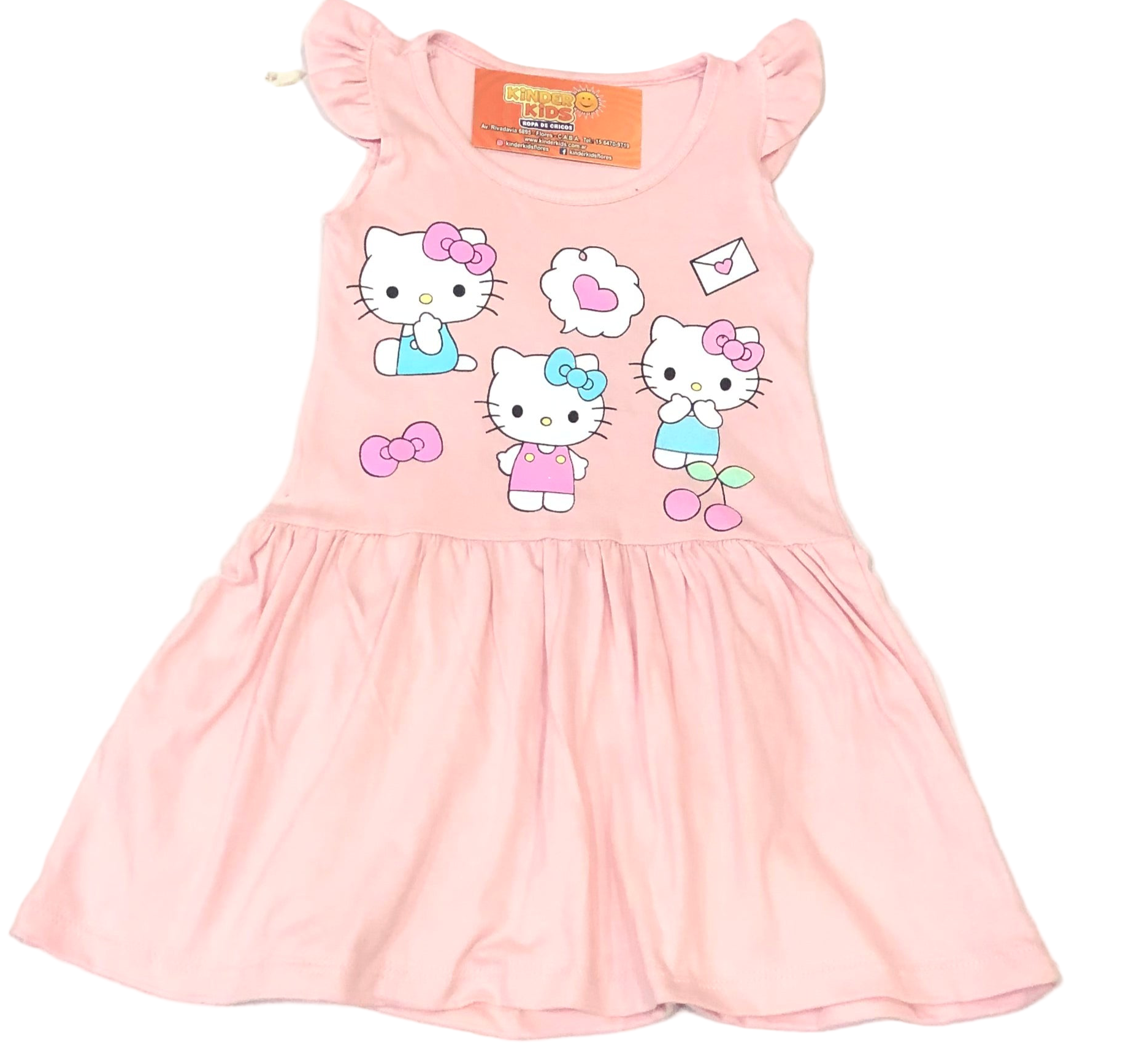 VESTIDO HELLO KITTY de algodón