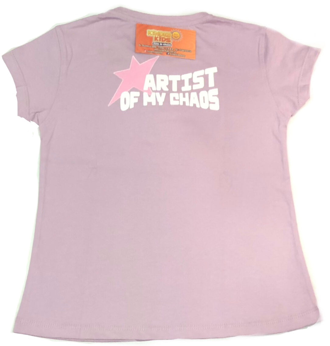 Remera ARTIST OF MY CHAOS doble estampa de algodón