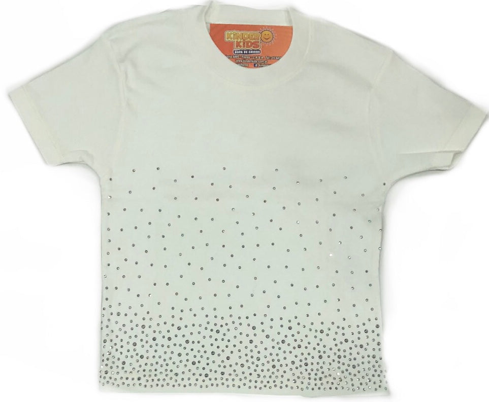 Remera pupera brillo abajo de algodón