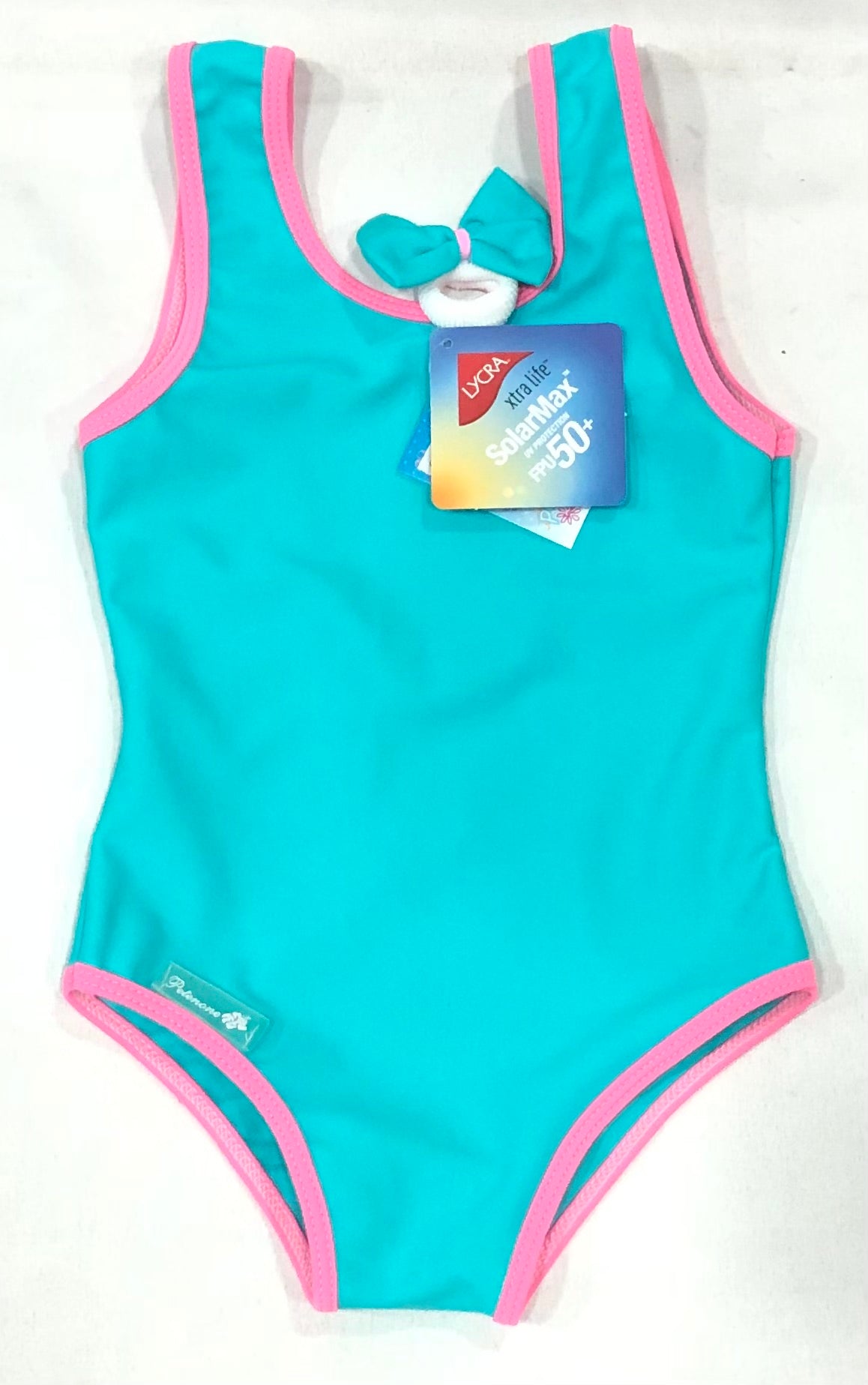 Malla entera lycra lisas con colita de pelo