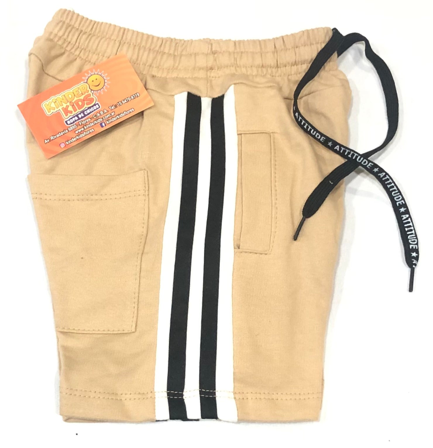 SHORT C/TIRAS Rustico