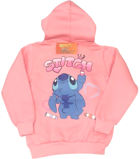 BUZO STITCH DOBLE ESTAMPA CON OREJA DOBLE FRIZA