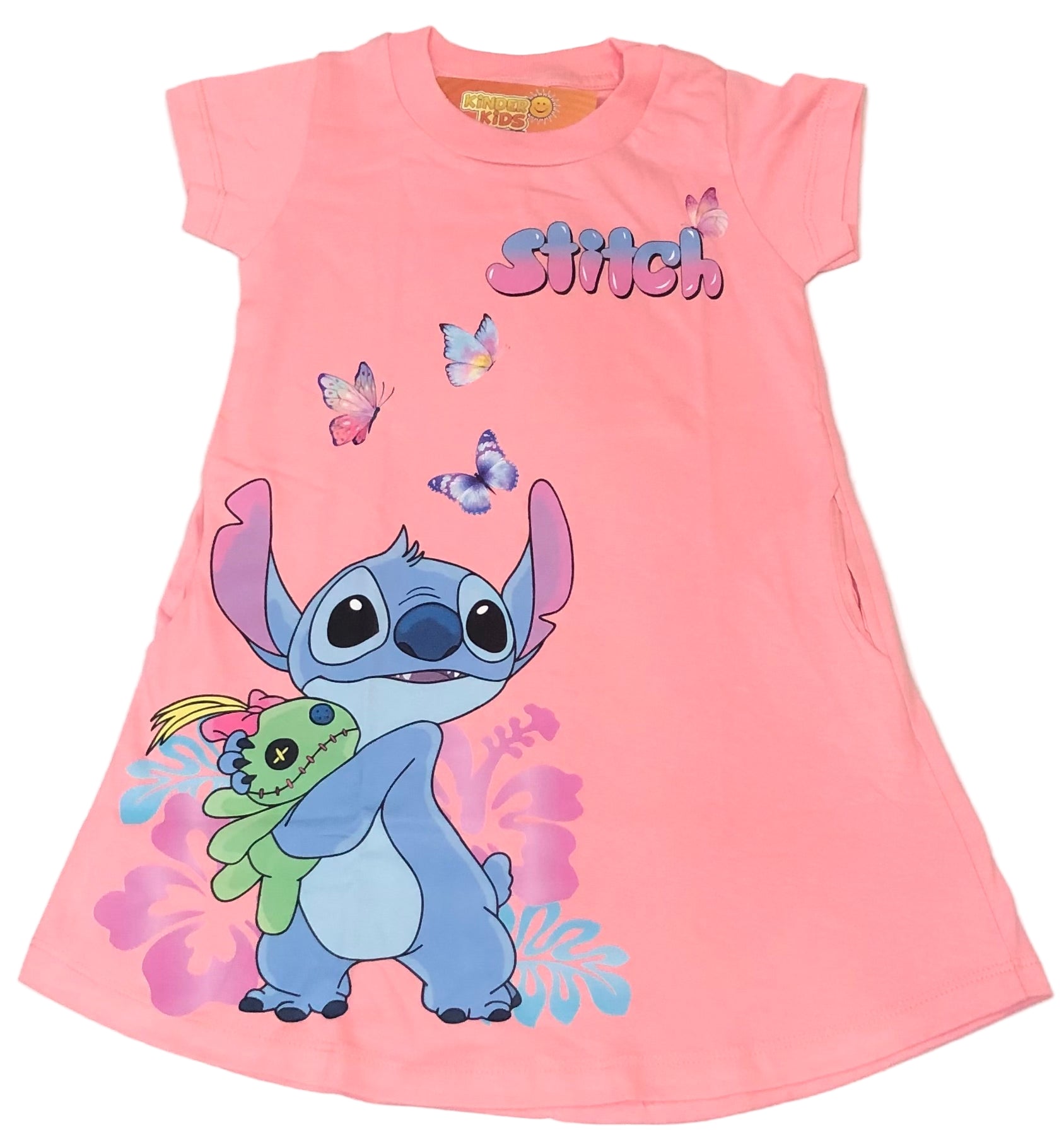 VESTIDO PLAYERO STITCH de algodón