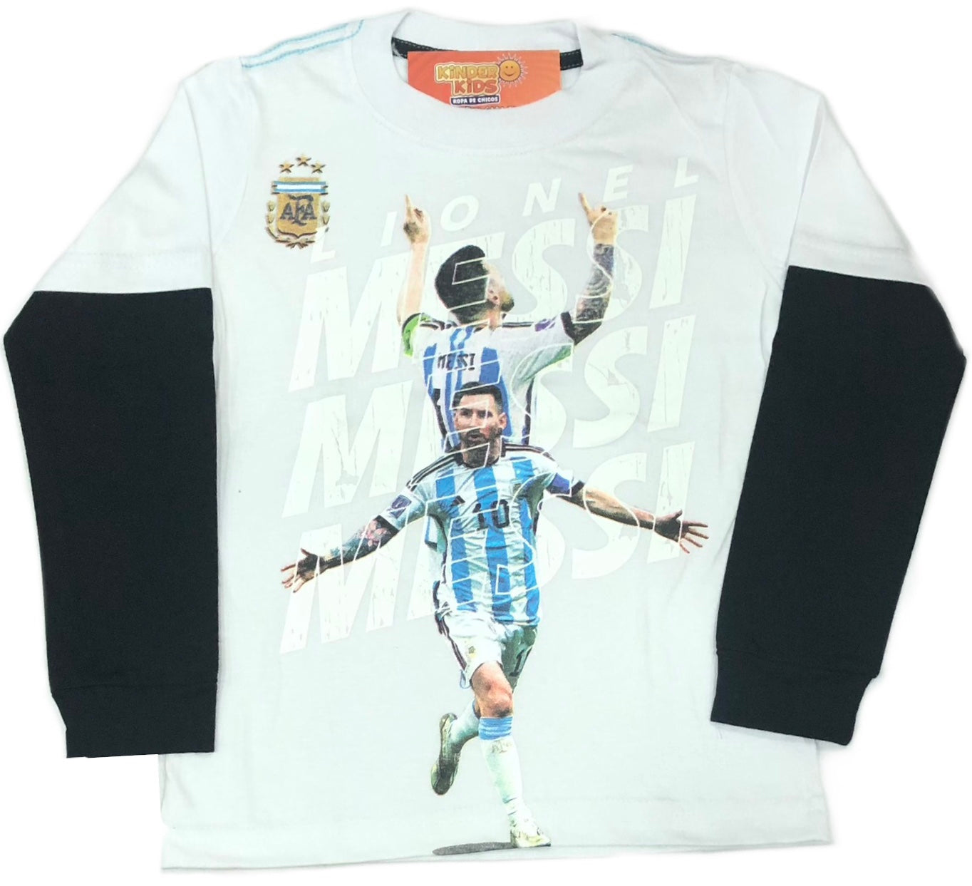 Remera MESSI brilla en la oscuridad de algodón
