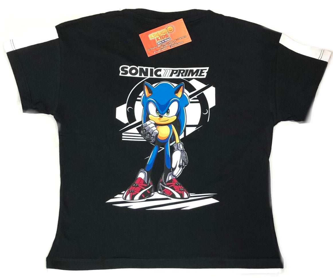 Remera SONIC PRIME FOXY doble estampa de algodón