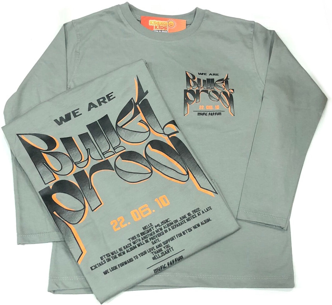 REMERA BULLET PROOP doble estampa de algodón