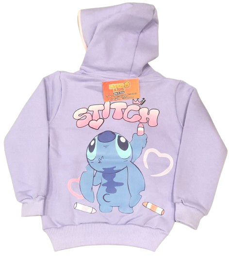 BUZO STITCH DOBLE ESTAMPA CON OREJA DOBLE FRIZA
