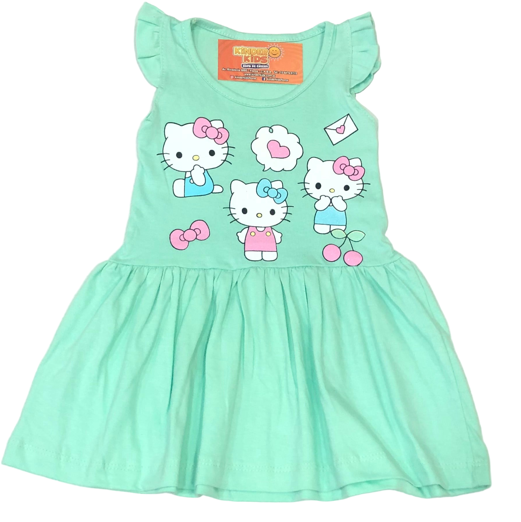 VESTIDO HELLO KITTY de algodón