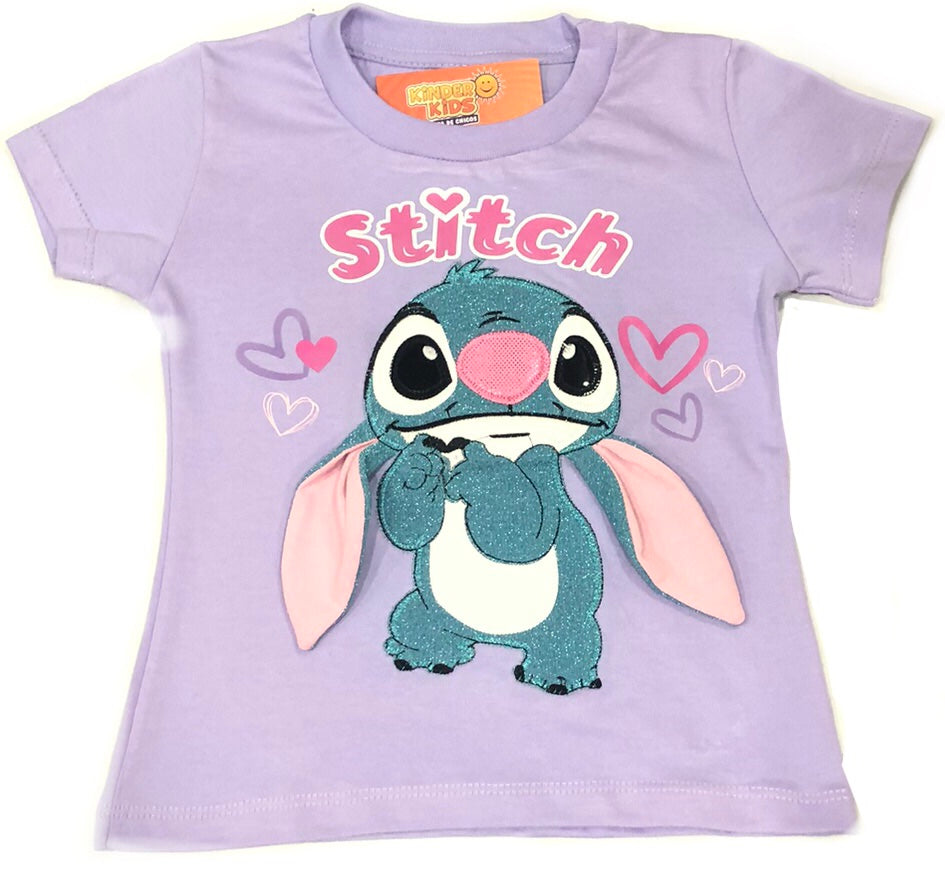 Remera STITCH CON OREJA de algodón