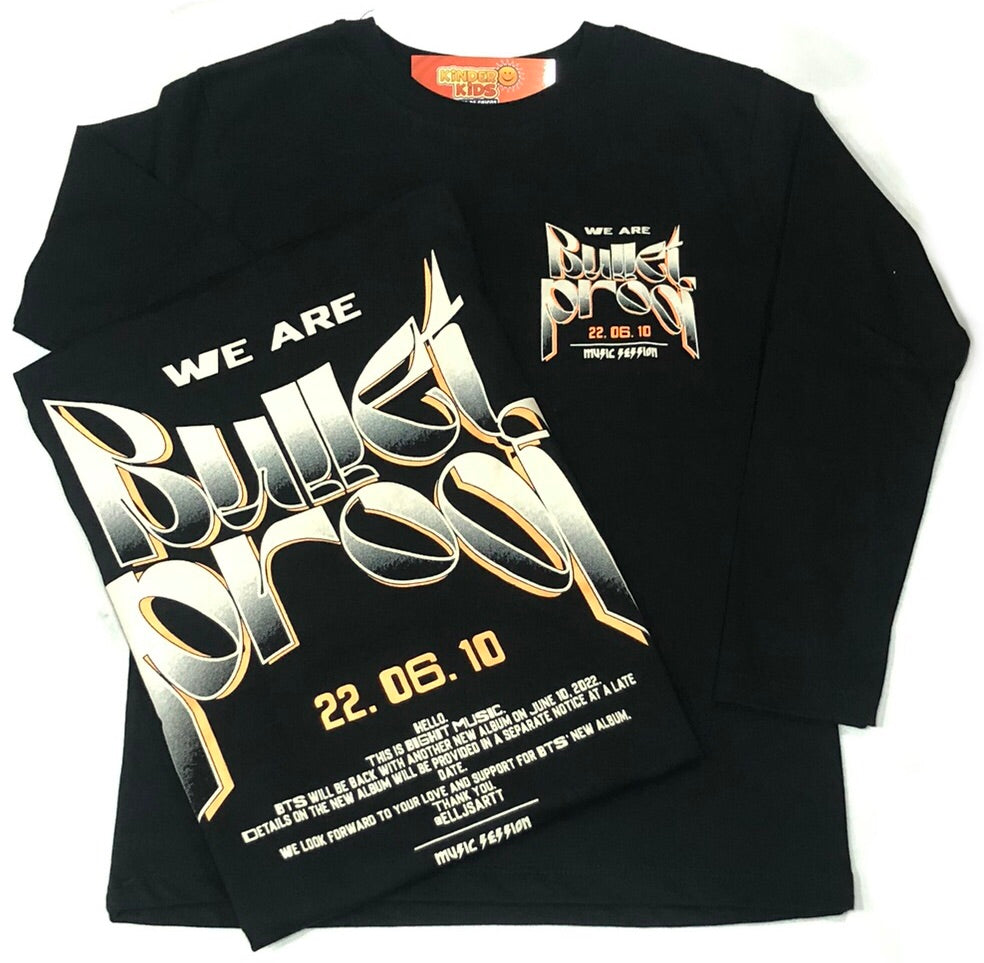 REMERA BULLET PROOP doble estampa de algodón