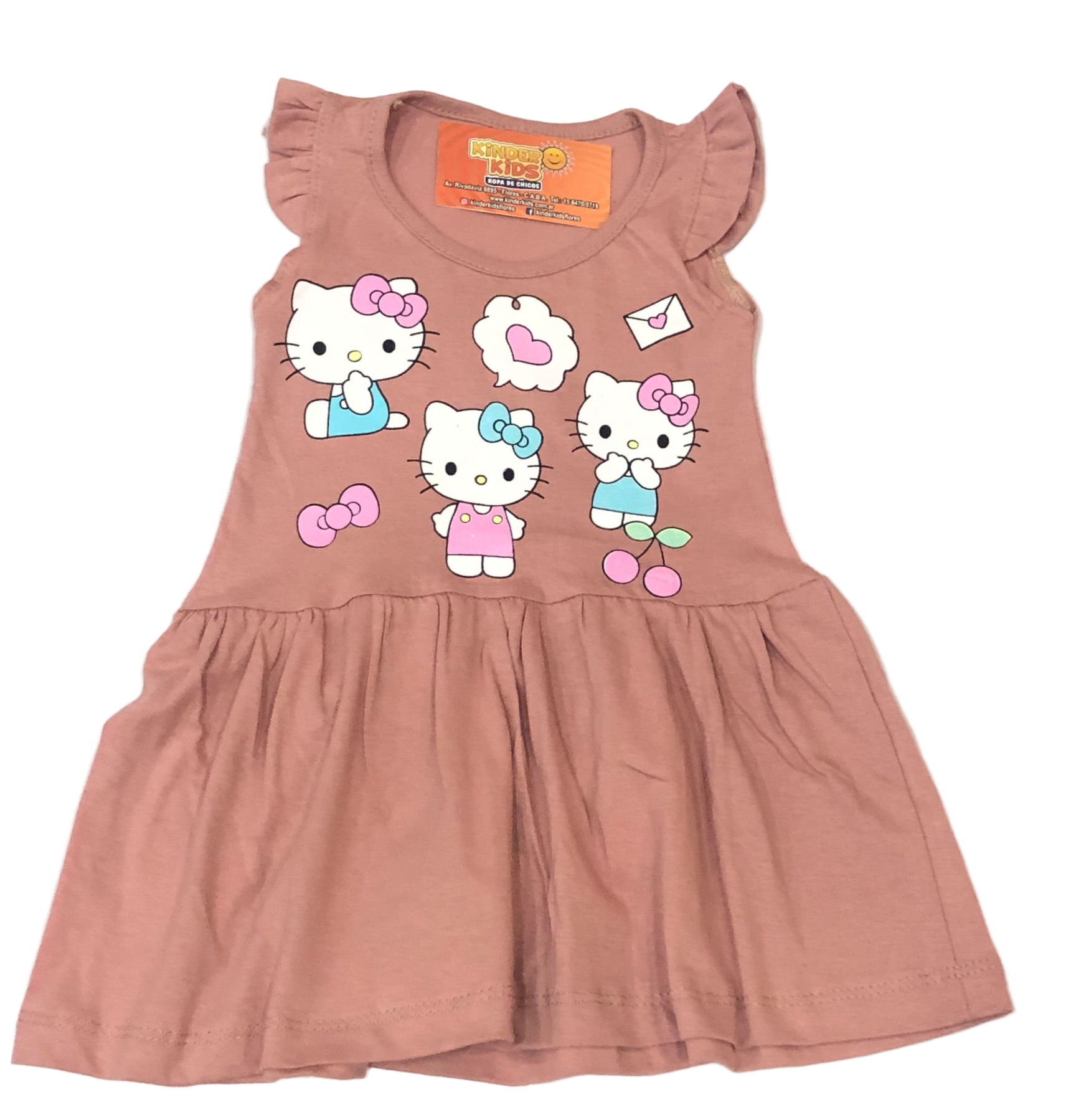 VESTIDO HELLO KITTY de algodón