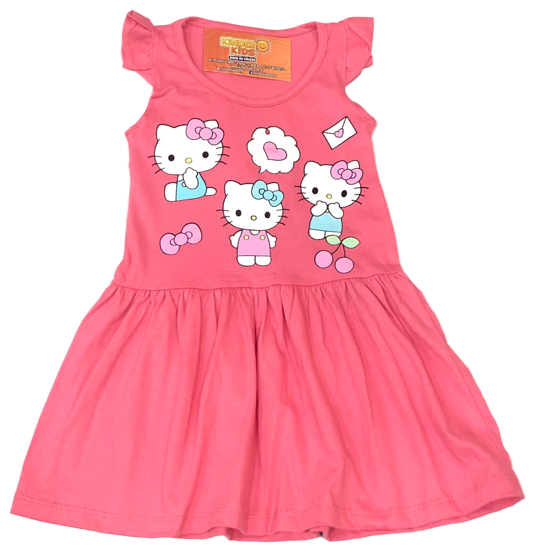 VESTIDO HELLO KITTY de algodón