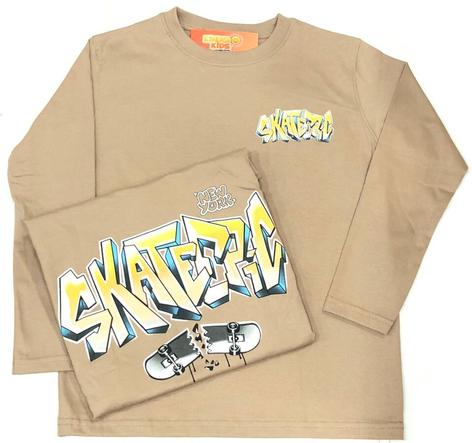 Remera SKATEEPIC doble estampa de algodón