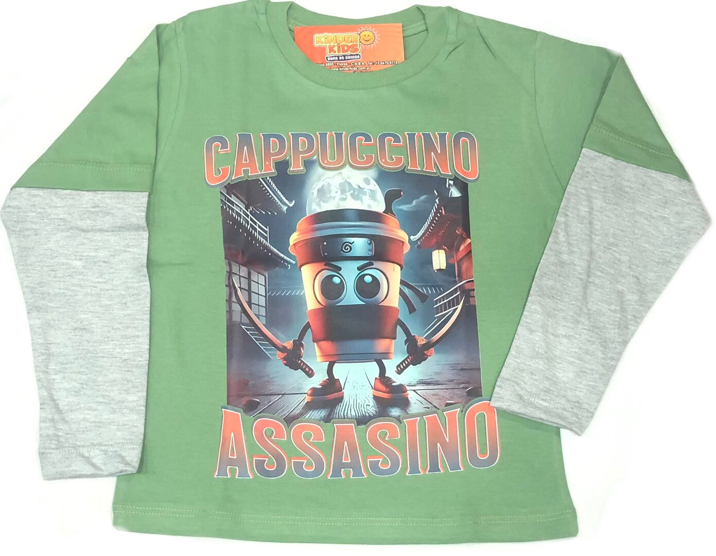 Remera CAPPUCCINO ASSASINO de algodón