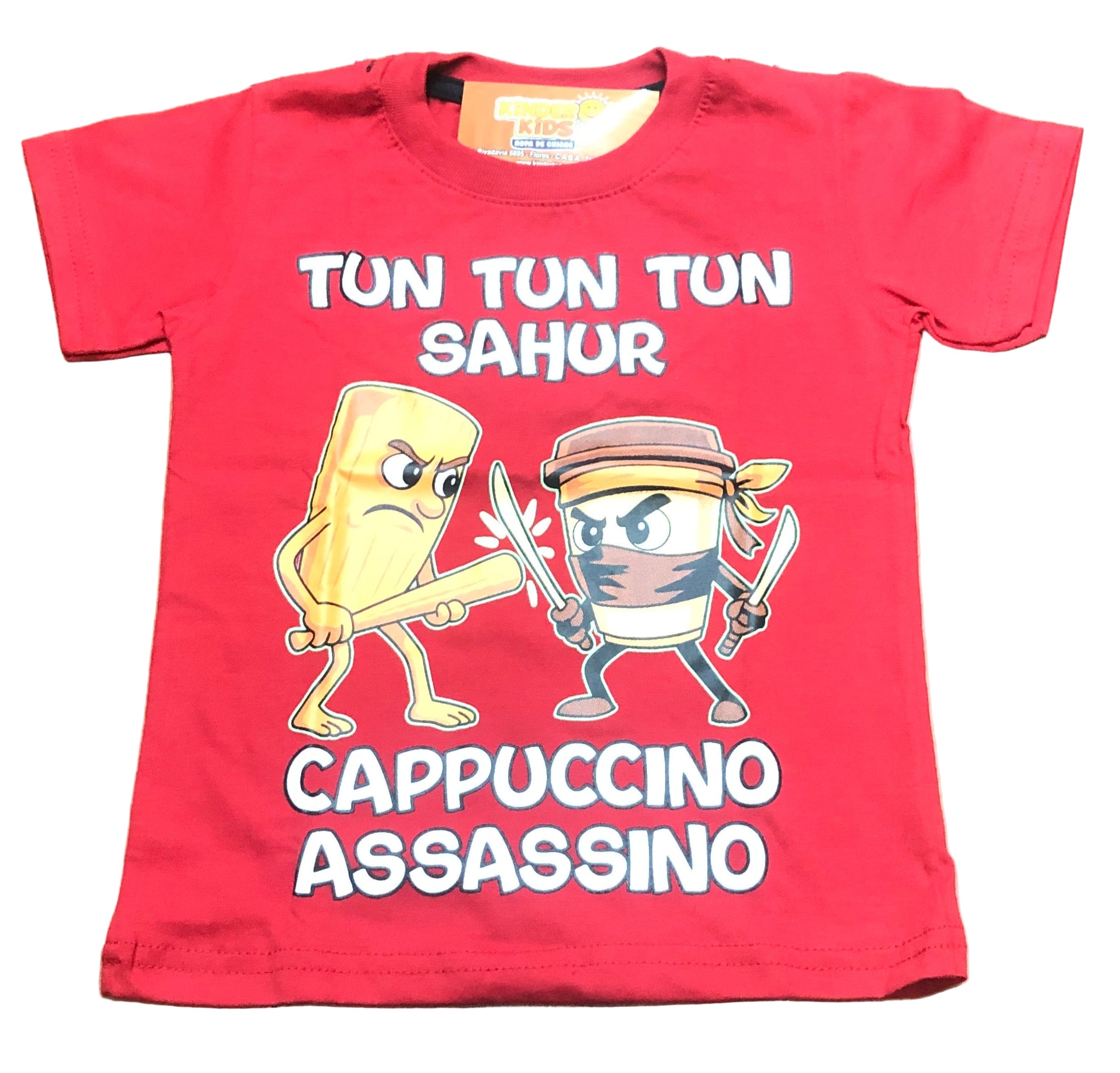 Remera TUN TUN TUN SAHUR de algodón brilla en la oscuridad