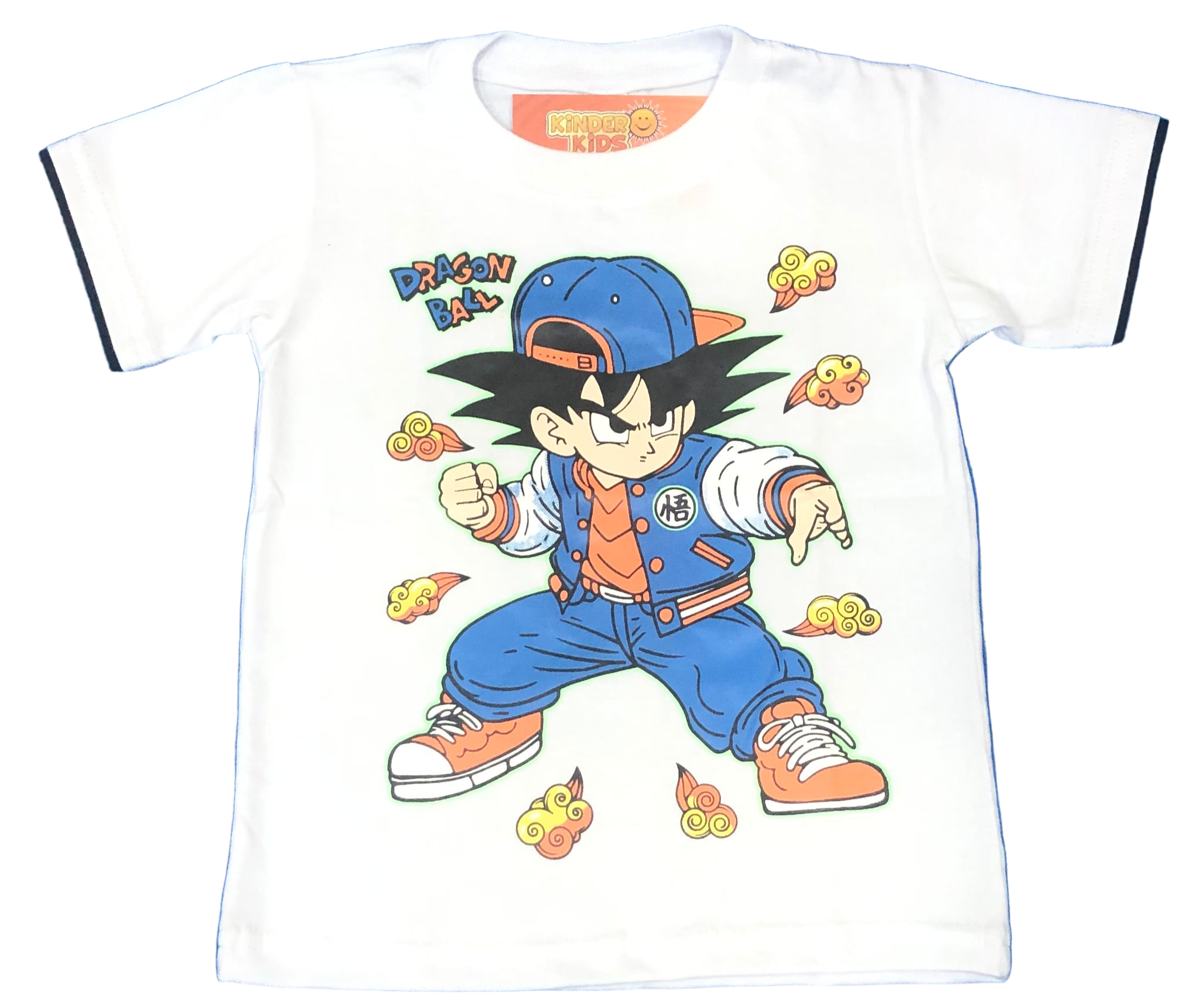 REMERA DRAGÓN BALL de algodón brilla en la oscuridad