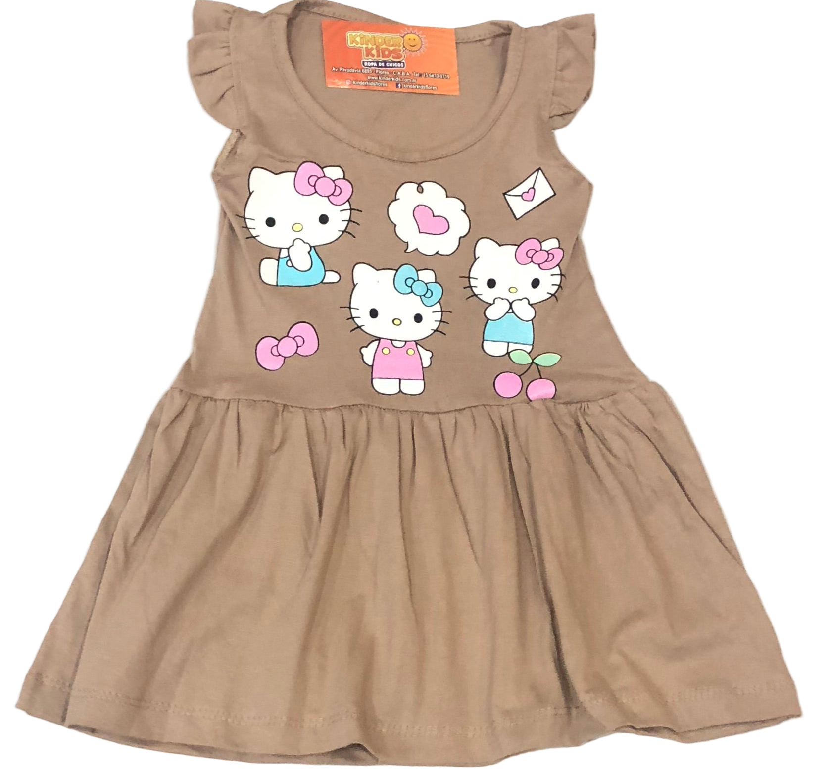 VESTIDO HELLO KITTY de algodón