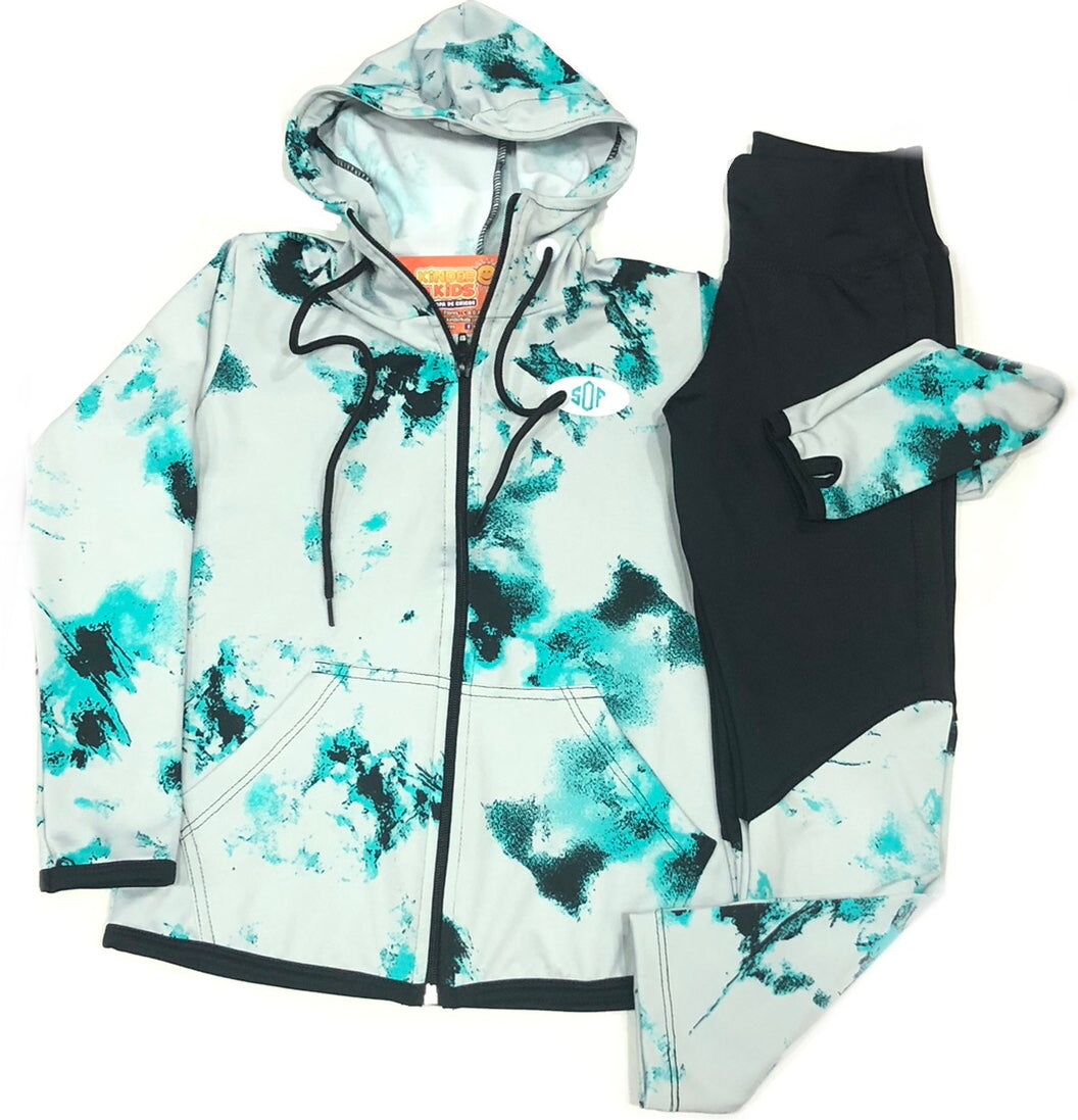 Conjunto DEPORTIVO BATIC CAMPERA CON CALZA LYCRA