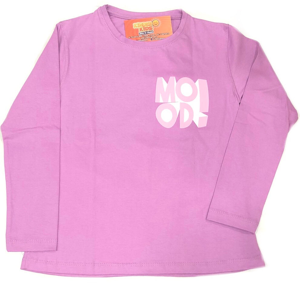 Remera POSITIVE MOOD! doble estampa de algodón