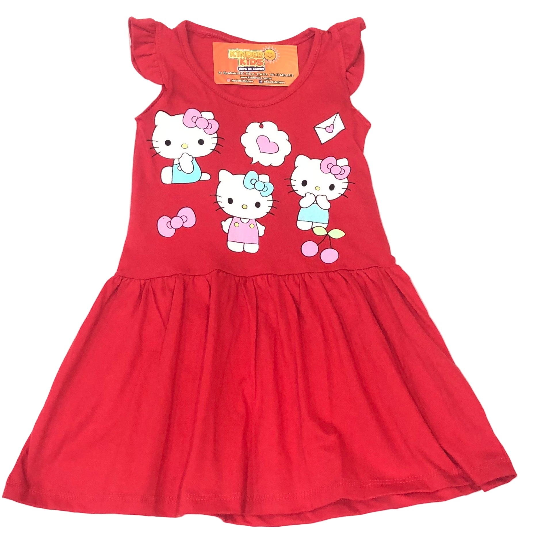 VESTIDO HELLO KITTY de algodón