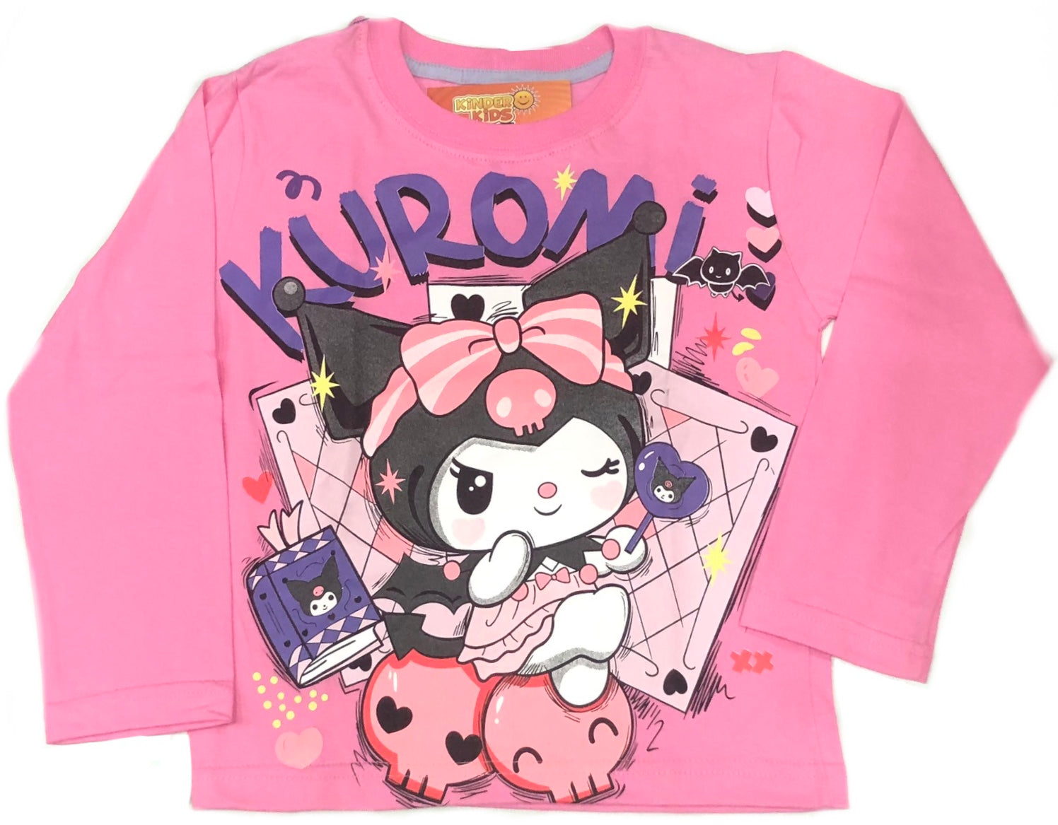 Remera KUROMI brilla en la oscuridad de algodón
