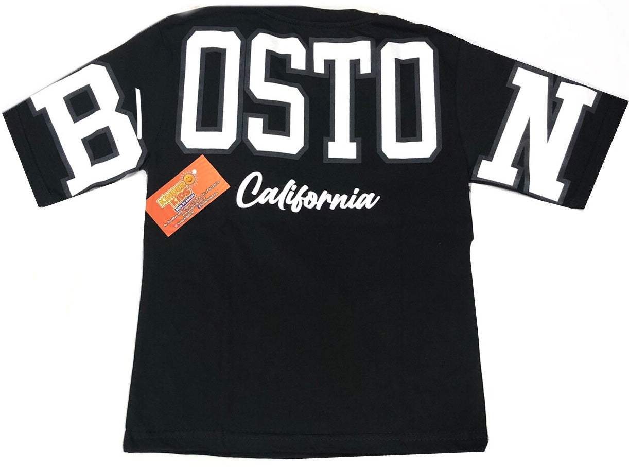 Remera BOSTON DOBLE ESTAMPA de algodón