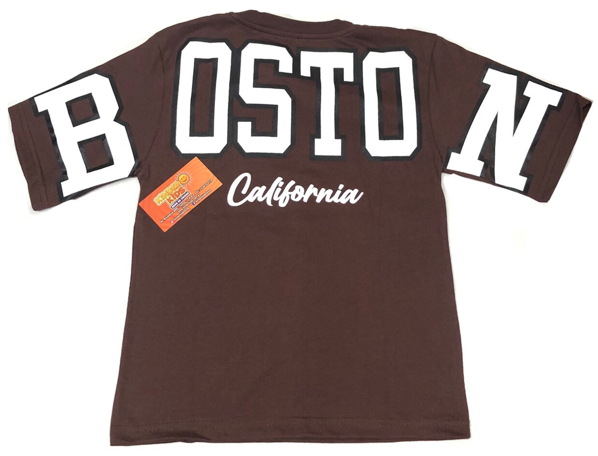 Remera BOSTON DOBLE ESTAMPA de algodón