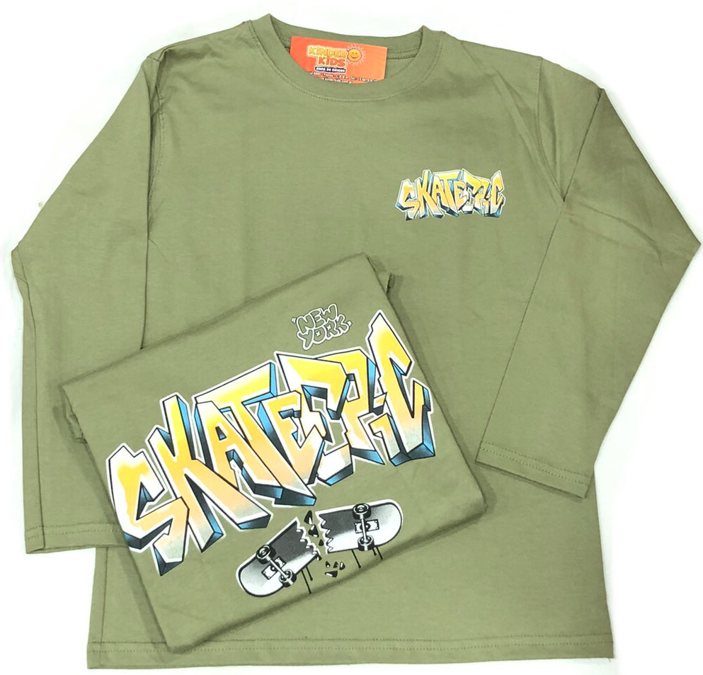Remera SKATEEPIC doble estampa de algodón